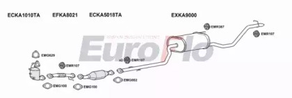 Система выпуска ОГ EuroFlo KACEEP16D 1001A